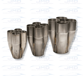 Merge Collector - Stainless Steel - 4 into 1 - 2" Inlet 