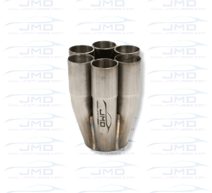Merge Collector - Stainless Steel - 6 into 1 - 1-1/2" Inlet 3" Outlet 