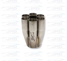 Merge Collector - Stainless Steel - 6 into 1 - 1-1/2" Inlet 3" Outlet 