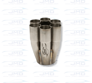 Merge Collector - Stainless Steel - 6 into 1 - 1-1/2" Inlet 3" Outlet 