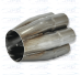 Merge Collector - Stainless Steel - 6 into 1 - 1-1/2" Inlet 3" Outlet - MC-61-150-300