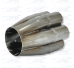 Merge Collector - Stainless Steel - 6 into 1 - 1-1/2" Inlet 3" Outlet - MC-SS-61-150-300