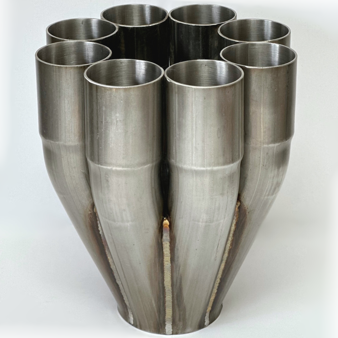 JMD Tubes - Merge Collector - Stainless Steel - 8 into 1 - 1-3/4