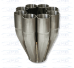Merge Collector - Stainless Steel - 8 into 1 - 1-7/8" Inlet 3" Outlet - MC-81-188-300
