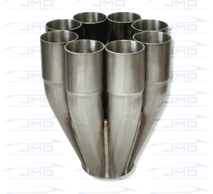Merge Collector - Stainless Steel - 8 into 1 - 1-7/8" Inlet 3" Outlet 