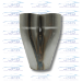 Mild Steel - 2-1 Merge Collector - 3" Inlet - 3-1/2" Outlet - MC-MS-21-300-350