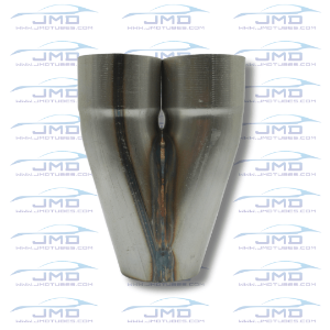 Mild Steel - 2-1 Merge Collector - 3" Inlet - 3-1/2" Outlet 