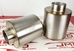 Muffler - Stainless Steel - 3" Inlet/Outlet - 6" Case - 6" Length - MFL-RD-300-600-600
