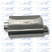 Muffler - 3" Oval Inlet/Outlet - Center/Offset - MFL-OVAL-300