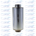 Muffler - 304 Stainless Steel - 3" Inlet/Outlet - 6" Round Case - 12" Case Length - Baja Series - MFL-RND-300-600-12-BAJA
