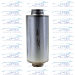 Muffler - 304 Stainless Steel - 3" Inlet/Outlet - 6" Round Case - 12" Case Length - Baja Series - MFL-RND-300-600-12-BAJA