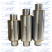 Muffler - Round Case - 3" Inlet/Outlet - 5" Case  - MFL-RND-300-500-8