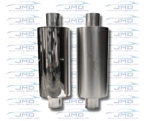 Muffler - Round Case - 3" Inlet/Outlet - 7" Case - 15" Length 