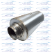 Muffler - 304 Stainless Steel - 3" Inlet/Outlet - 6" Round Case - 12" Case Length - Baja Series - MFL-RND-300-600-12-BAJA