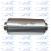 Muffler - 304 Stainless Steel - 3" Inlet/Outlet - 6" Round Case - 12" Case Length - Baja Series - MFL-RND-300-600-12-BAJA