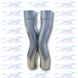 Narrow X Pipe - 304 Stainless Steel - 3" w/ Slip  