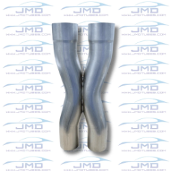 Narrow X Pipe - 304 Stainless Steel - 3" w/ Slip  