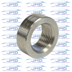 O2 Sensor Bung - 304 Stainless Steel - Stepped - M18 x 1.5 O2 Sensor Bung w/ Radius Cut