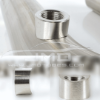 O2 Sensor Bung - 304 Stainless Steel - with Radius Cut - M18 x 1.5 O2 Sensor Bung w/ Radius Cut