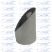 O2 Sensor Bung - Stainless Steel - 45° - with Radius Cut - M18 x 1.5  - O2-SS-SB-45