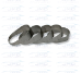 Pie Cuts - Stainless Steel - Oval 3" Nominal - 15° - Horizontal - Pack of 6 - PC-SS-OV-300-15D-H