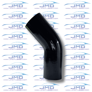 Silicone Hose 2-1/2" - 2-3/4" 45° Elbow Transition 
